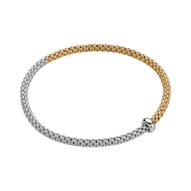         Gelbgold &amp; Weißgold, Armschmuck, FOPE Prima Flex’it Armband