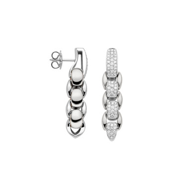 Ohrringe, Weißgold, FOPE Eka Ohrgehänge mit Diamanten