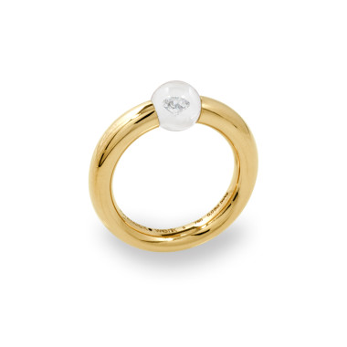         Gelbgold, Ringe, Schmuckwerk Glasklar Ring