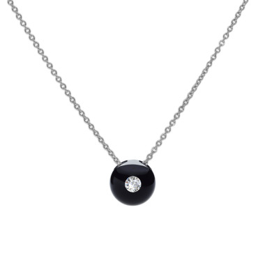 Halsschmuck, Edelstahl , Schmuckwerk Halskette Glasklar