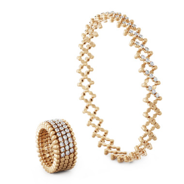         Roségold, Ringe, Serafino Consoli Serafino Multi-Size Ring und Armreif