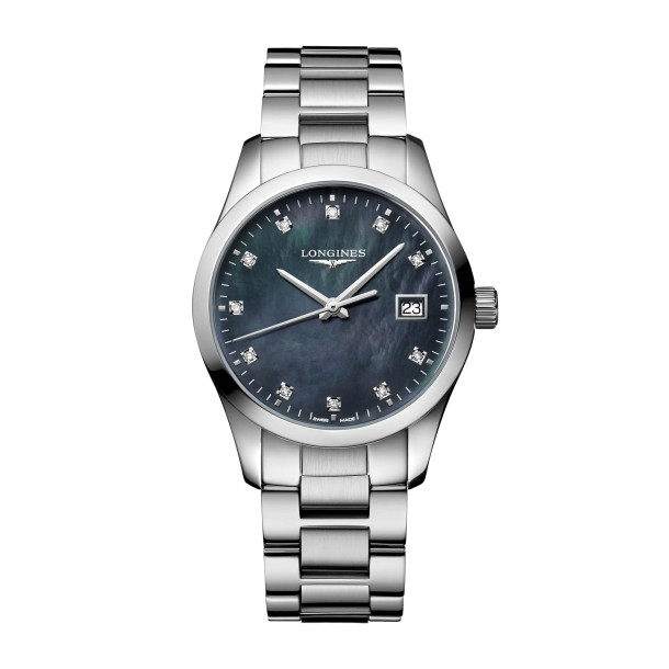         Damenuhr, Quarzwerk, Longines CONQUEST CLASSIC