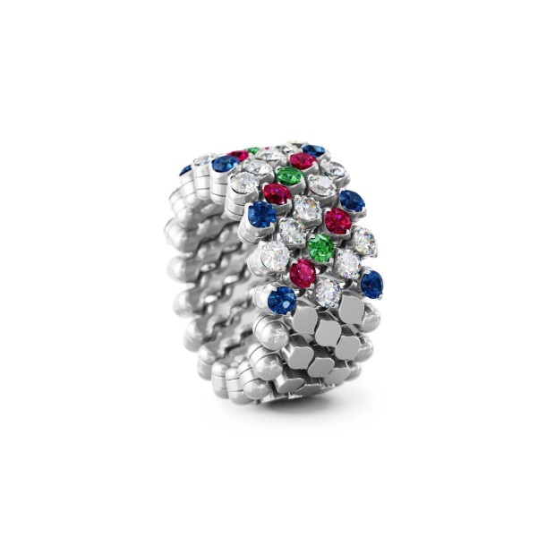         Weißgold, Ringe, Serafino Consoli Brevetto Multi-Size Ring
