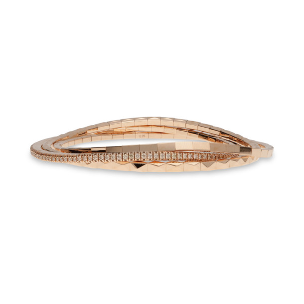         Roségold, Armschmuck, Demeglio Tennisarmbänder Trio