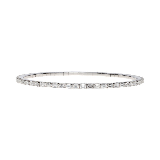         Weißgold, Armschmuck, Demeglio Tennisarmband