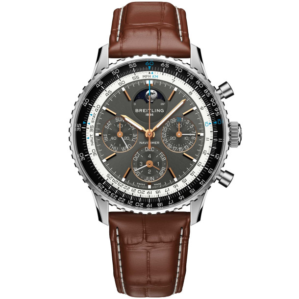         Herrenuhr, Automatik, Breitling Navitimer B19 Chronograph 43 Perpetual Calender