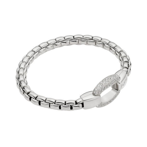         Weißgold, Armschmuck, FOPE Eka Flex'it Armband mit Diamantpavé