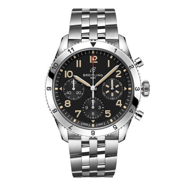         Herrenuhr, Automatik, Breitling Classic AVI Chronograph 42 P-51 Mustang
