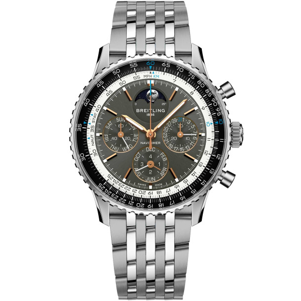         Herrenuhr, Automatik, Breitling Navitimer B19 Chronograph 43 Perpetual Calender
