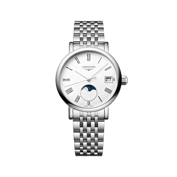         Damenuhr, Quarzwerk, Longines LONGINES ELEGANT COLLECTION MOONPHASE