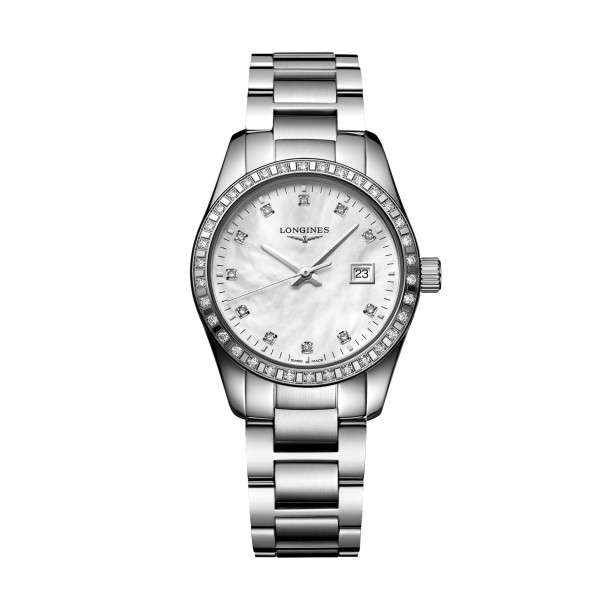         Damenuhr, Quarzwerk, Longines CONQUEST CLASSIC