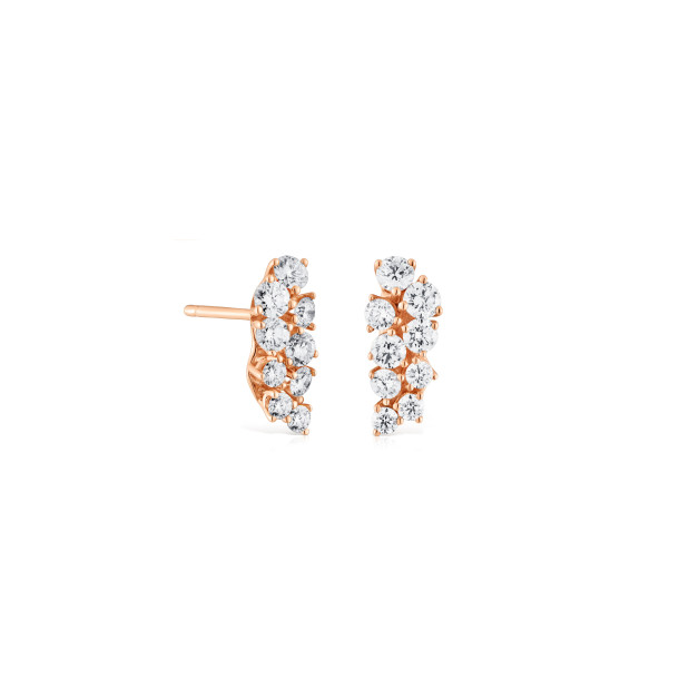         Roségold, Ohrringe, Cervera Barcelona Bouquet Ohrstecker