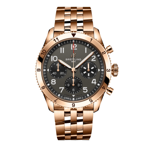         Herrenuhr, Automatik, Breitling Classic AVI Chronograph 42 P-51 Mustang