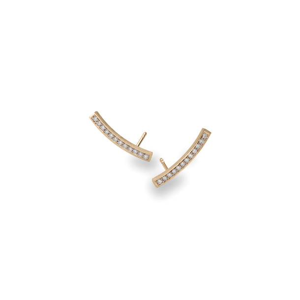         Rotgold, Ohrringe, Schmuckwerk Saturn Ohrstecker