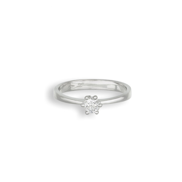         Weißgold, Ringe, Juwelier Lenhardt Solitärring