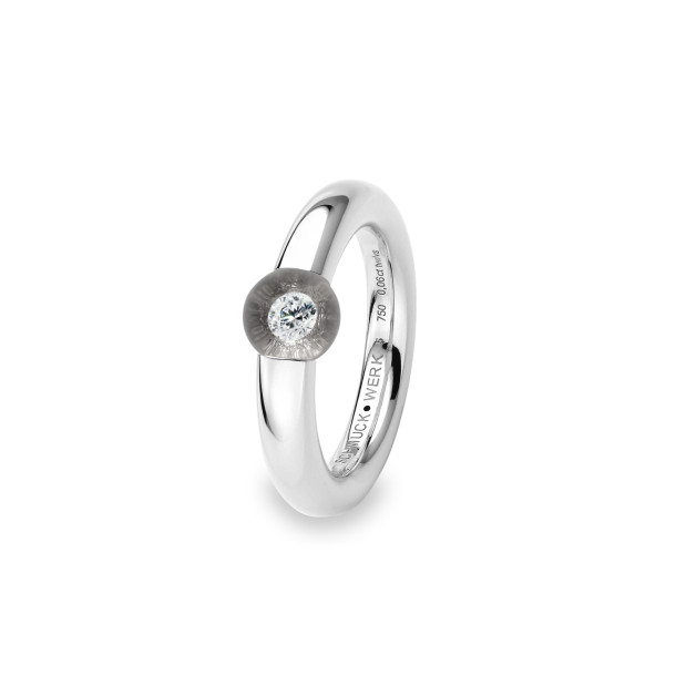         Weißgold, Ringe, Schmuckwerk Glasklar Ring