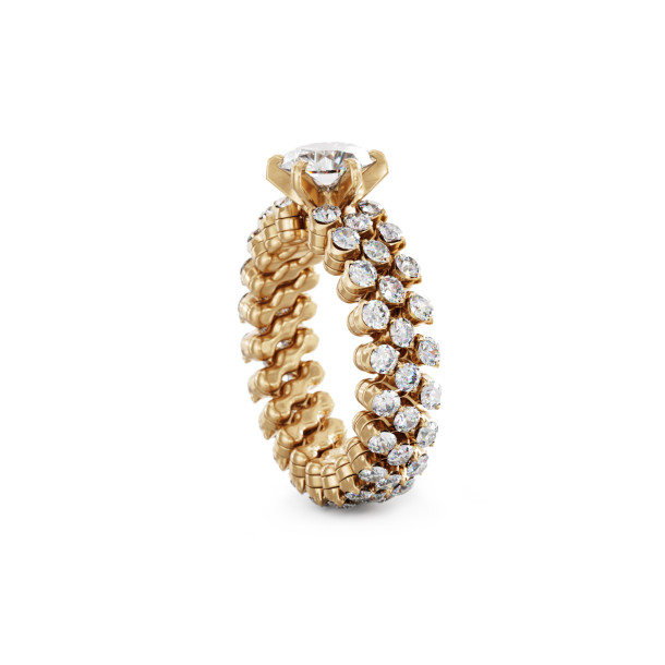         Roségold, Ringe, Serafino Consoli Brevetto Solitaire Multi-Size Ring