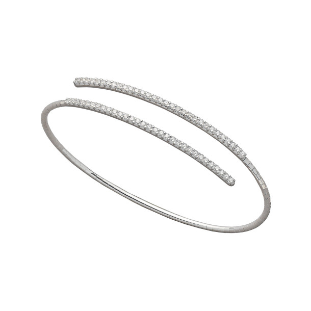         Weißgold, Armschmuck, Mattia Cielo Rugiada Armreif