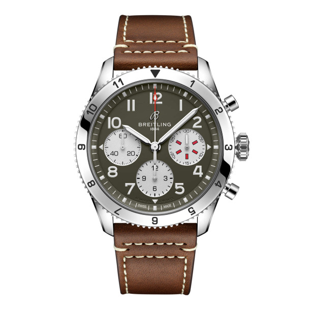         Herrenuhr, Automatik, Breitling Classic AVI Chronograph 42 Curtiss Warhawk