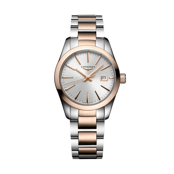         Damenuhr, Quarzwerk, Longines CONQUEST CLASSIC