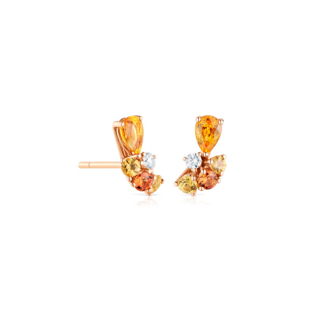         Roségold, Ohrringe, Cervera Barcelona Bouquet Ohrstecker